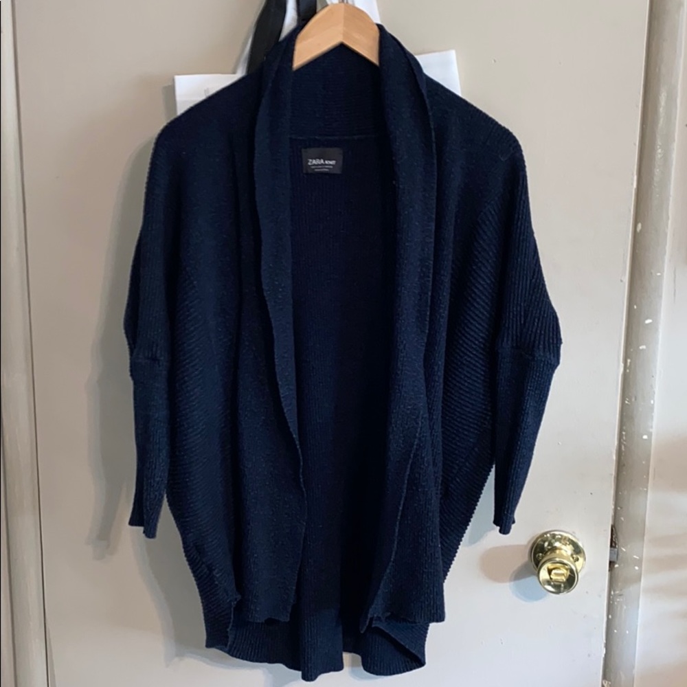 Zara knit open front cardigan